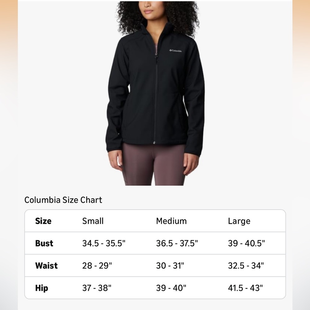Columbia Women's Black soft shell